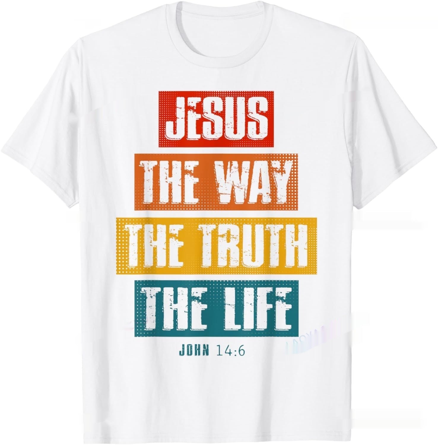 Christian T Shirt Jesus Pull-over The Way Truth Women Men Kids