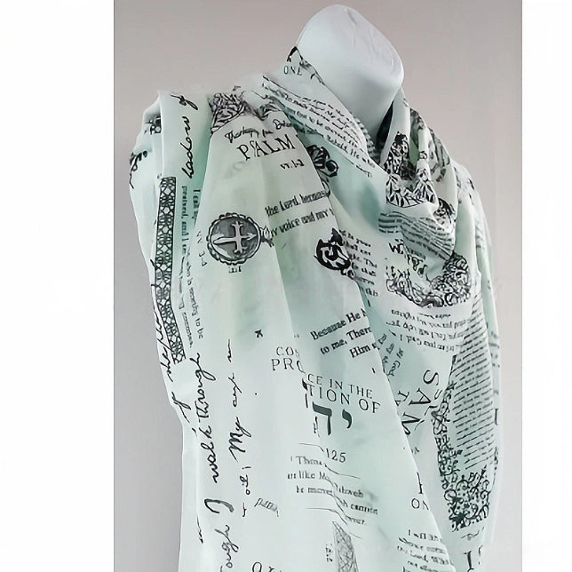 Fashionable Women's Christian Prayer Shawl | Elegant Faith Accessory