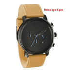 Dial Watch Casual Fashion Business Gold Pure Steel Belt