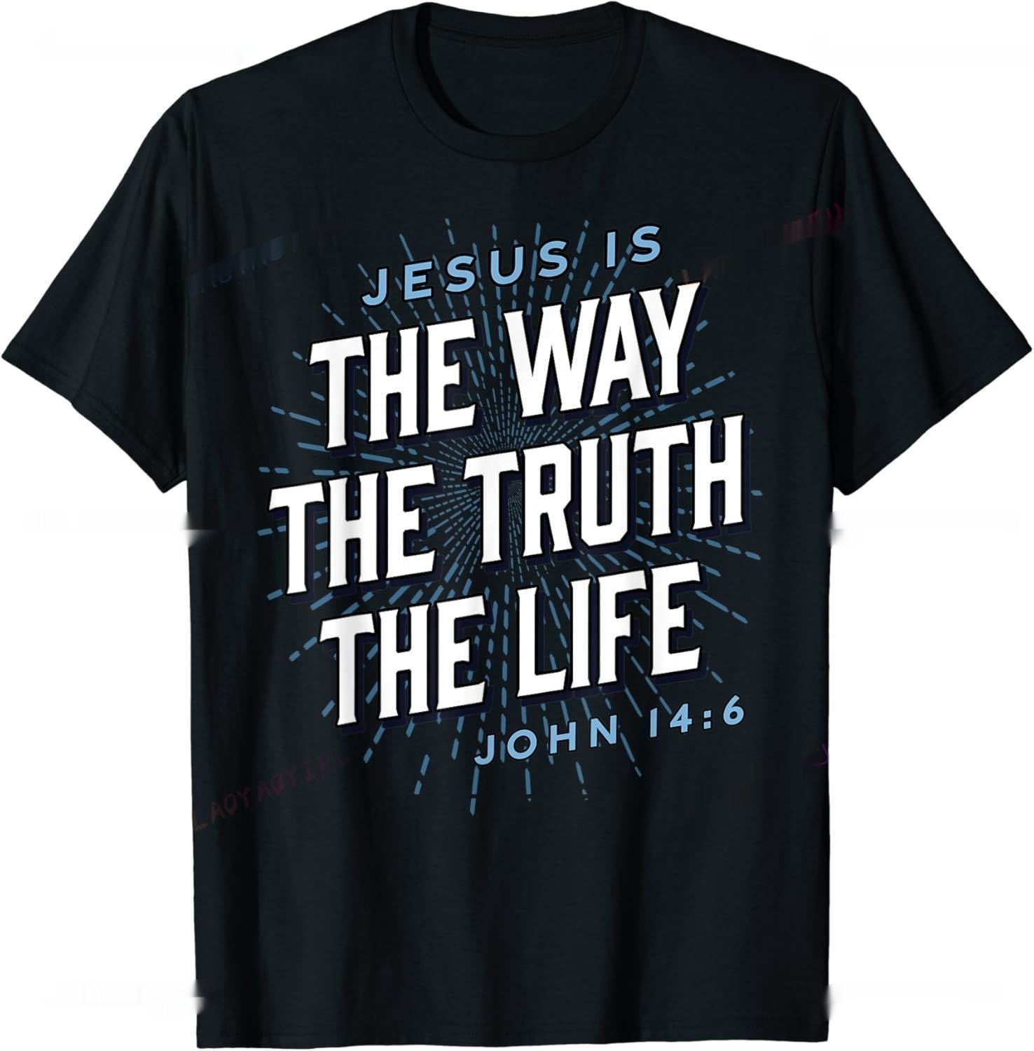 Christian T Shirt Jesus Pull-over The Way Truth Women Men Kids