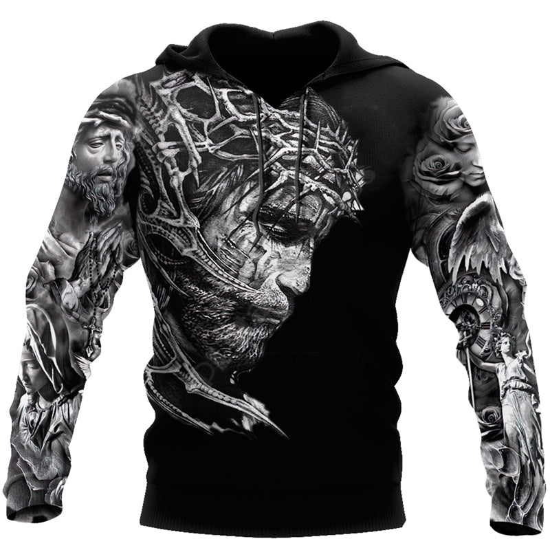 Crucifixion Christian Religious 3D Full Print Jesus Christ Sweatshirt