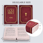 Bible Pillow Stuffed Memory Sponge Bible Pillow Plush Toy with 1st Corinthians 13 Christian Gifts