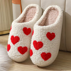 Women's Home Slippers Fashion Plush House Shoes For Hearts of  Love