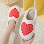 Women's Home Slippers Fashion Plush House Shoes For Hearts of  Love