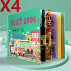 Quiet Books Children's Educational Toys Repeatedly Pasted Books to Read