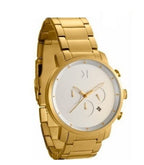 Dial Watch Casual Fashion Business Gold Pure Steel Belt