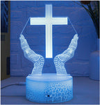 Spot 3D Night Light Christian Series - Faith-Inspired LED Lamp | ST. VON'S FLAIR