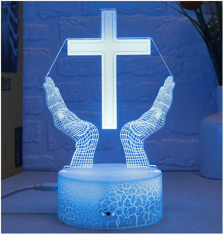 Spot 3D Night Light Christian Series - Faith-Inspired LED Lamp | ST. VON'S FLAIR
