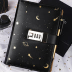 Youth Daily Journal Star Code Journal Book Children's Diary Gift with Safety Lock