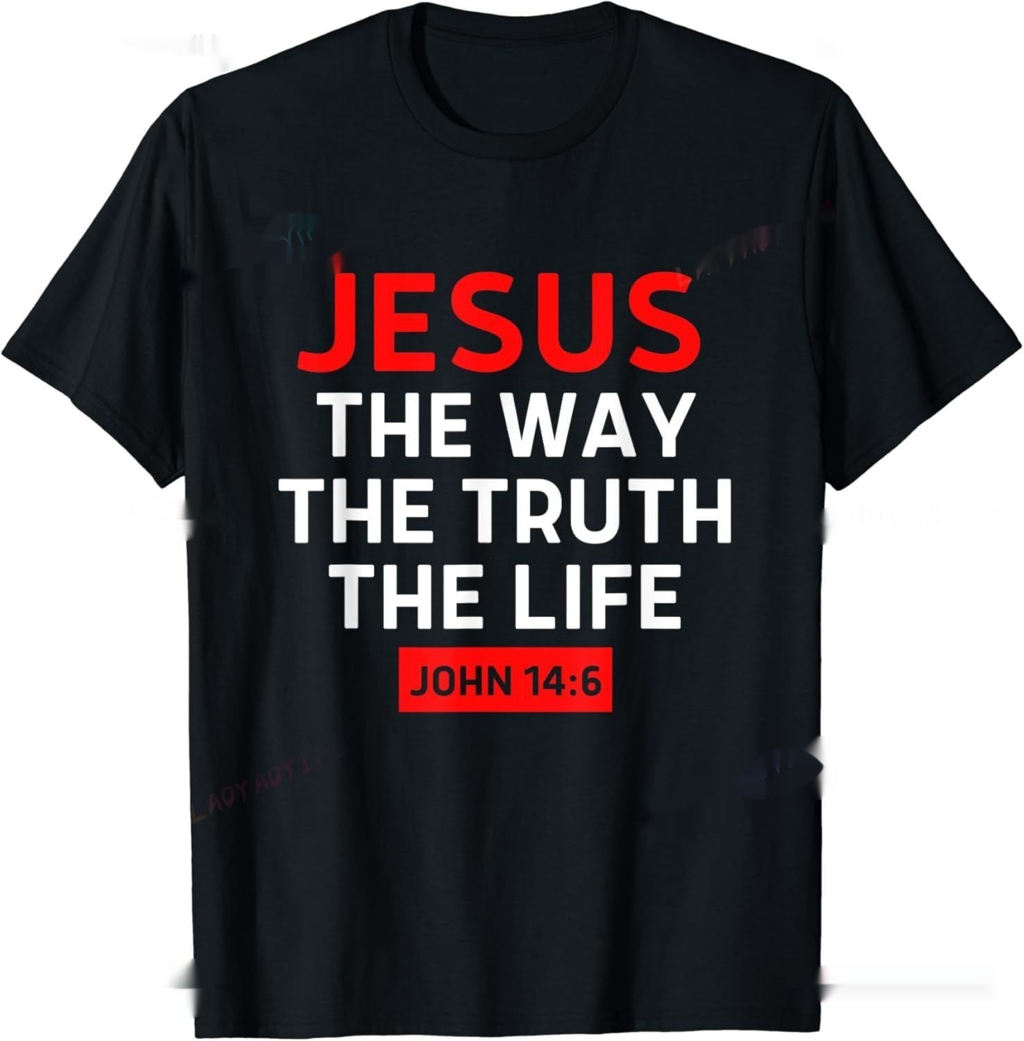 Christian T Shirt Jesus Pull-over The Way Truth Women Men Kids