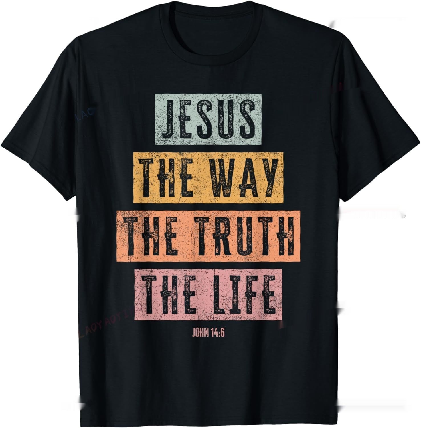 Christian T Shirt Jesus Pull-over The Way Truth Women Men Kids