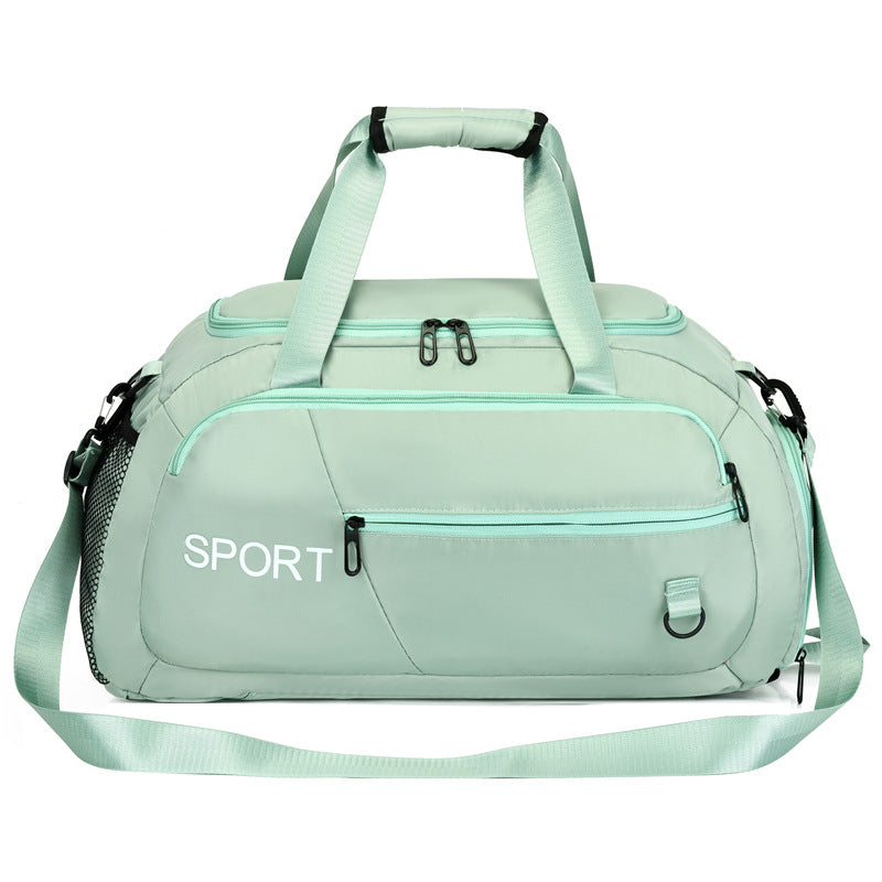 Luggage Bag Oxford Gym Bag with Shoe Compartment - Waterproof Handbag Travel Duffel Bag | ST. VON'S FLAIR