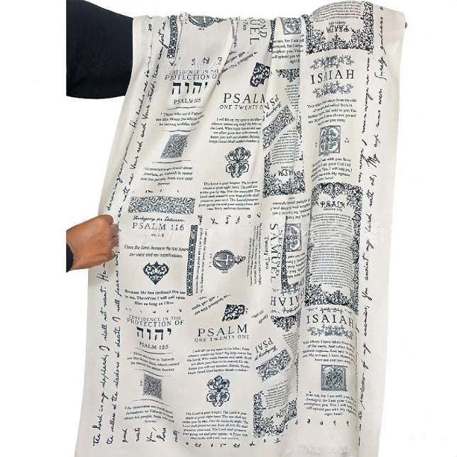 Fashionable Women's Christian Prayer Shawl | Elegant Faith Accessory