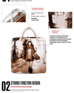 College Style Travel Bag Carry Handbag Waterproof for Students