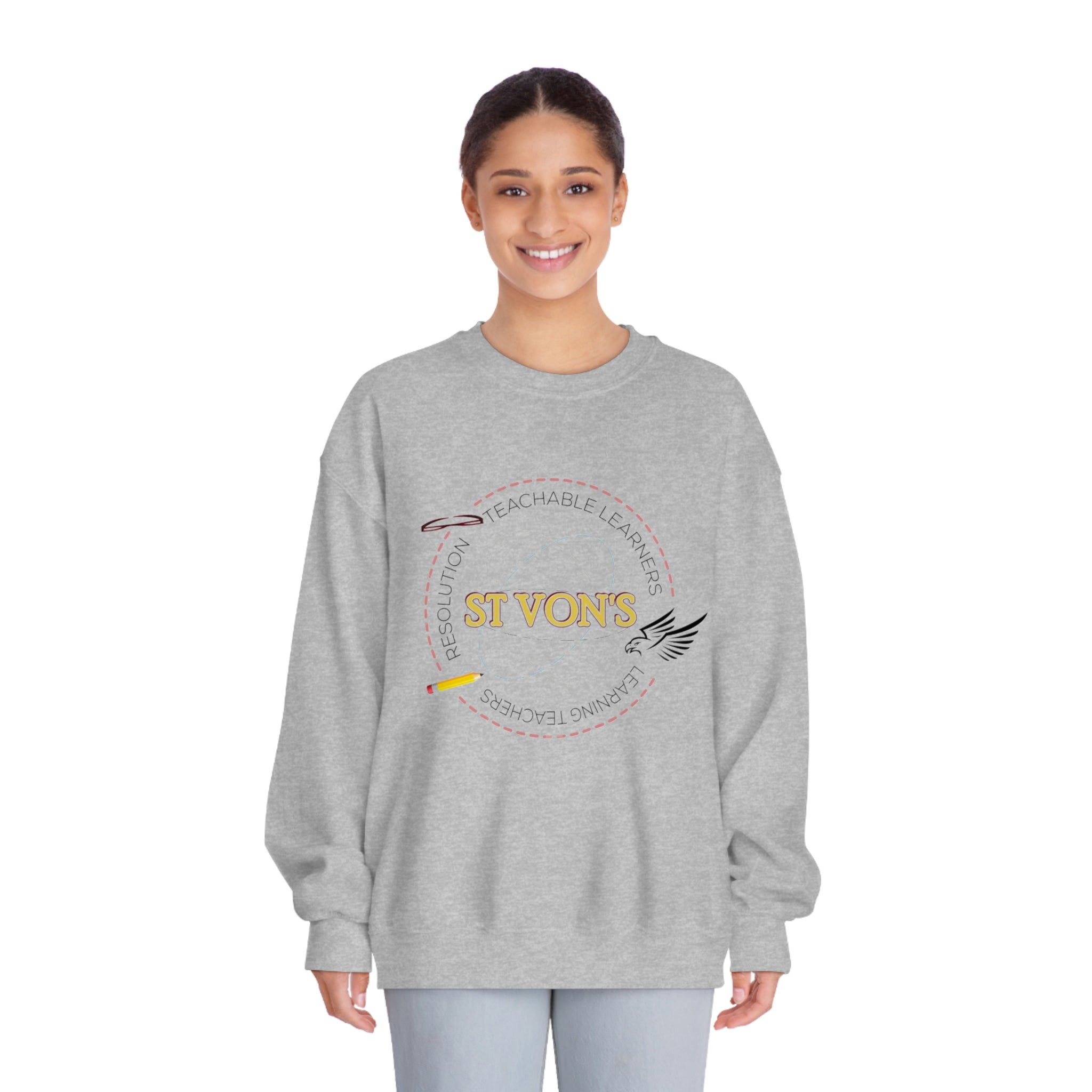 Unisex DryBlend® Crewneck Sweatshirt - ST VON'S FLAIR