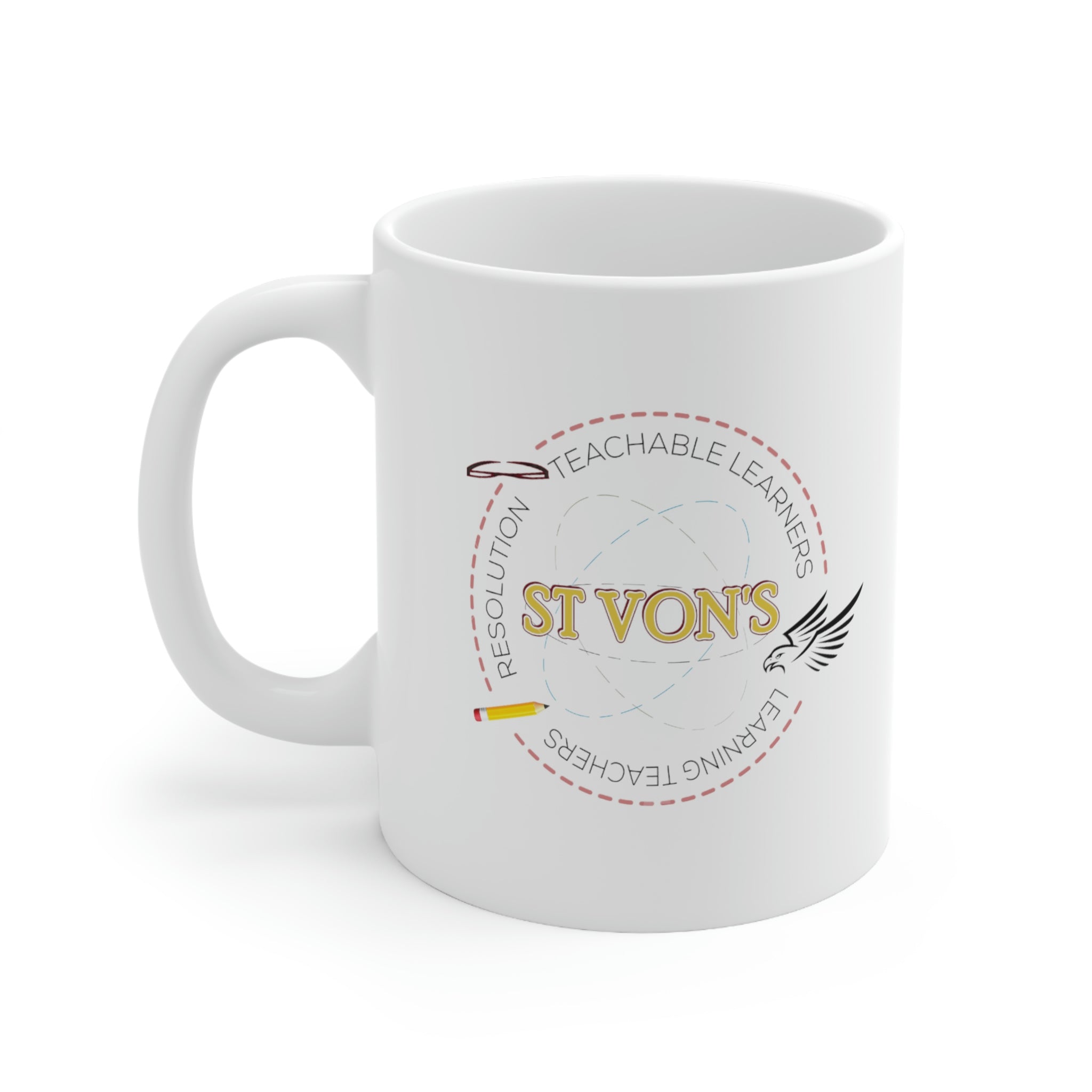 Teacheable and Learning Ceramic Mug 11oz