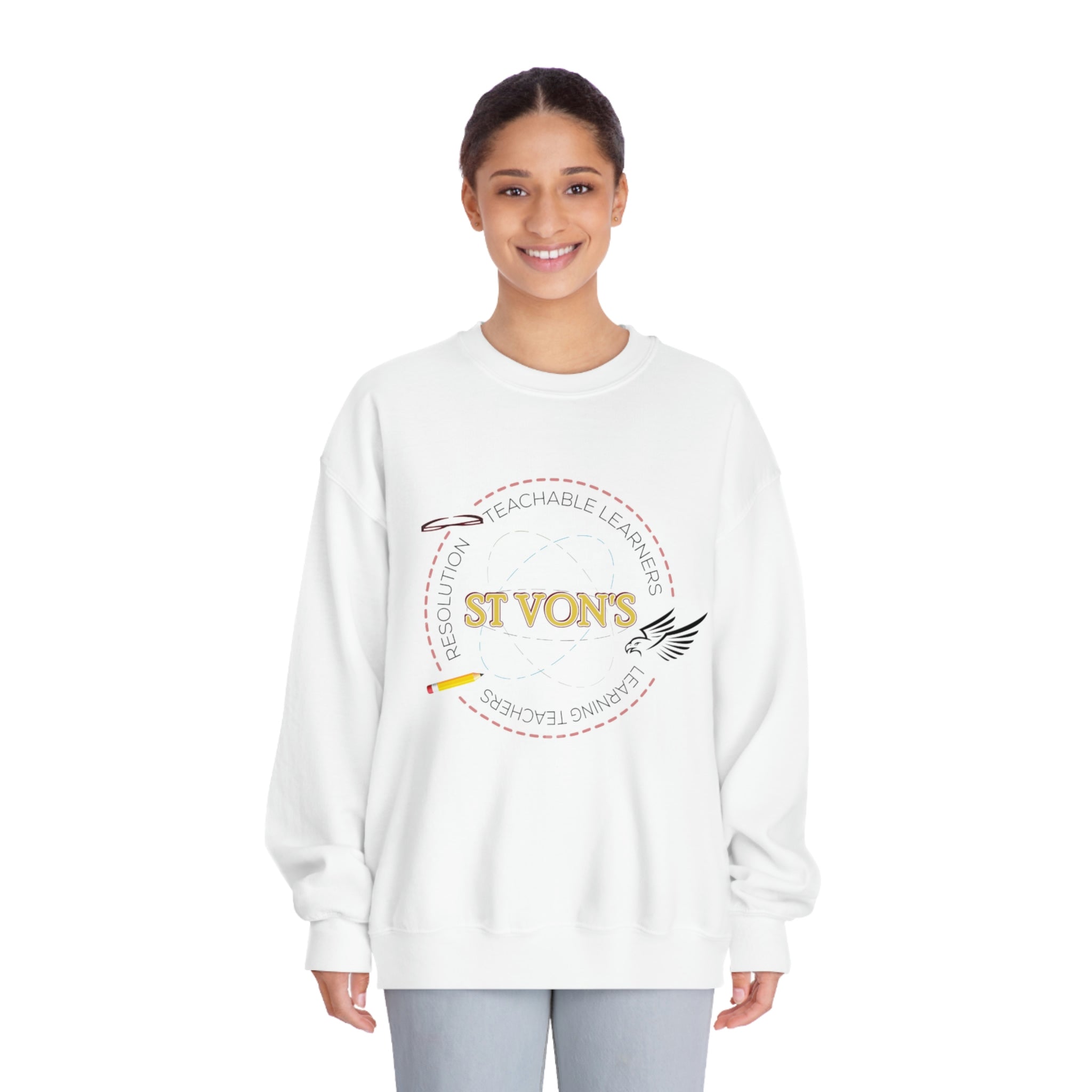 Unisex DryBlend® Crewneck Sweatshirt - ST VON'S FLAIR