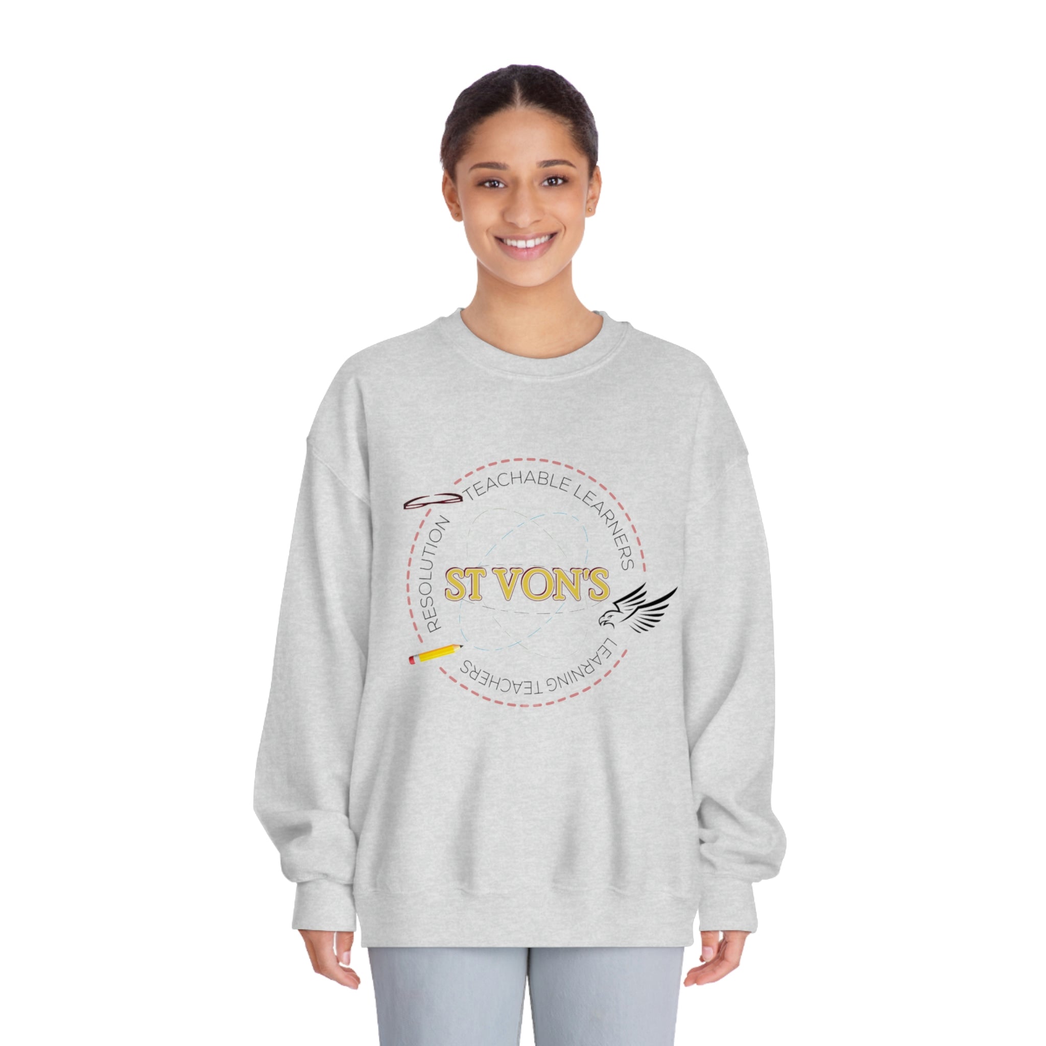 Unisex DryBlend® Crewneck Sweatshirt - ST VON'S FLAIR