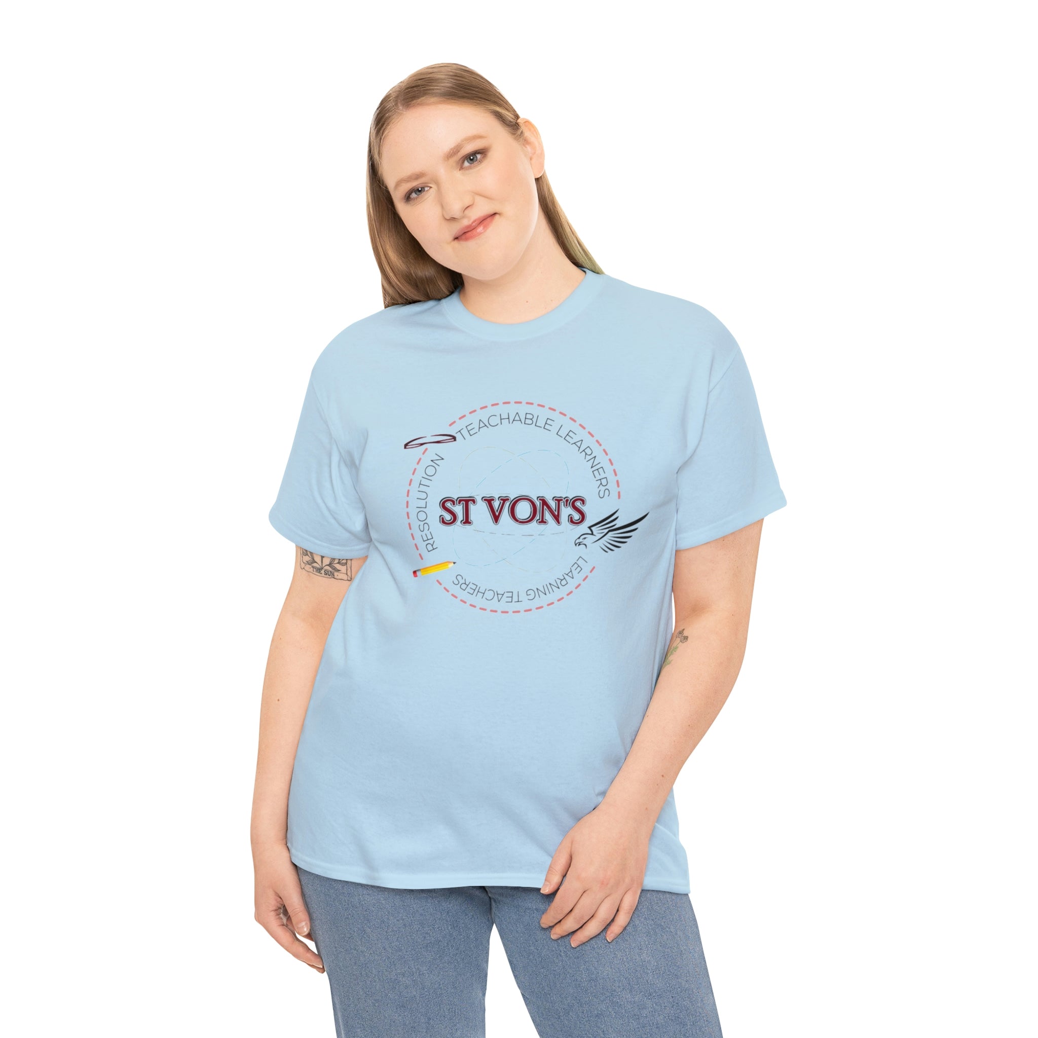 Unisex Heavy Cotton Tee - ST VON'S FLAIR